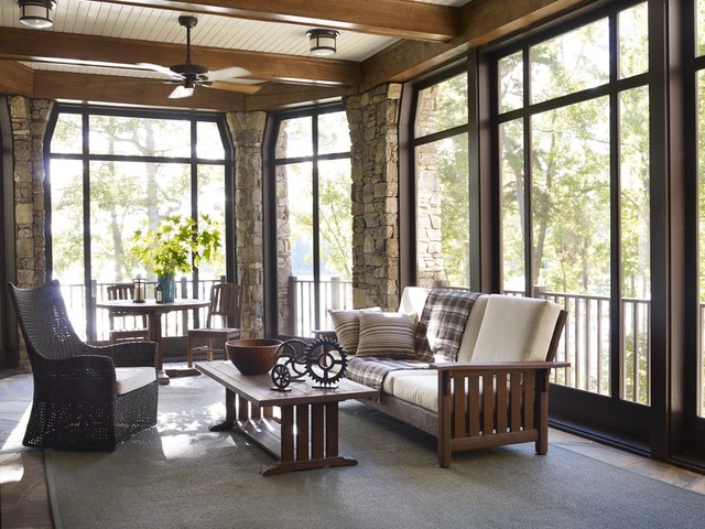 Grove Landing screened in porch