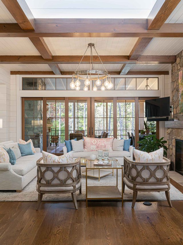 Blue beauty living room