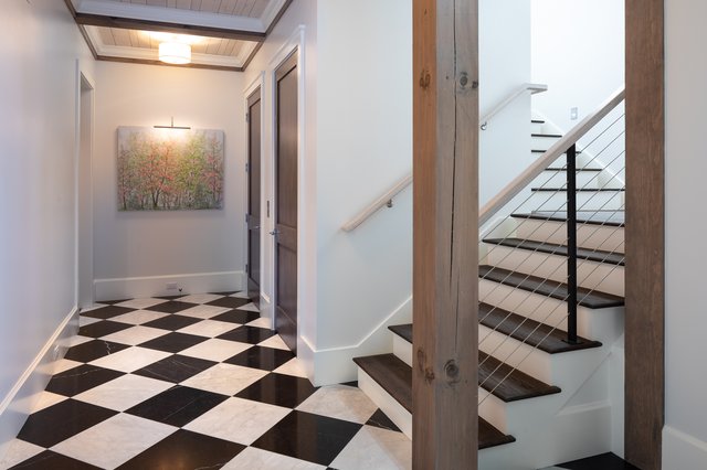Blue Rock Basement Stairs