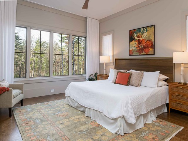 Blue beauty guest bedroom