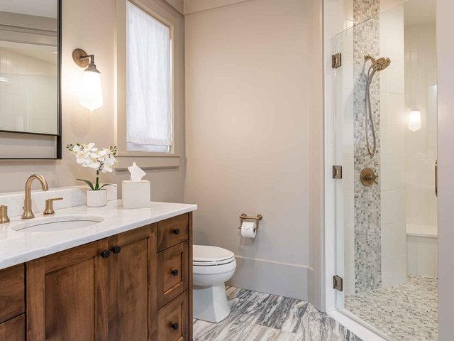 Blue beauty guest bathroom 1