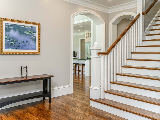 Brookline Manor staircase