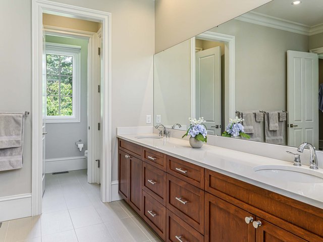 Brookline Manor bathroom sinks