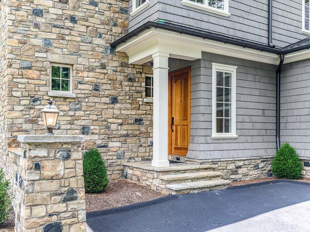 Brookline Manor exterior door