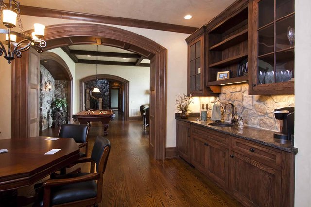 Eagles Nest Card Room with Arched Doorways