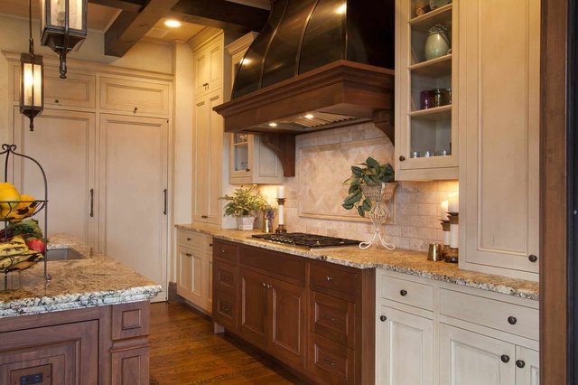 Eagles Nest Kitchen with Copper Vent Hood