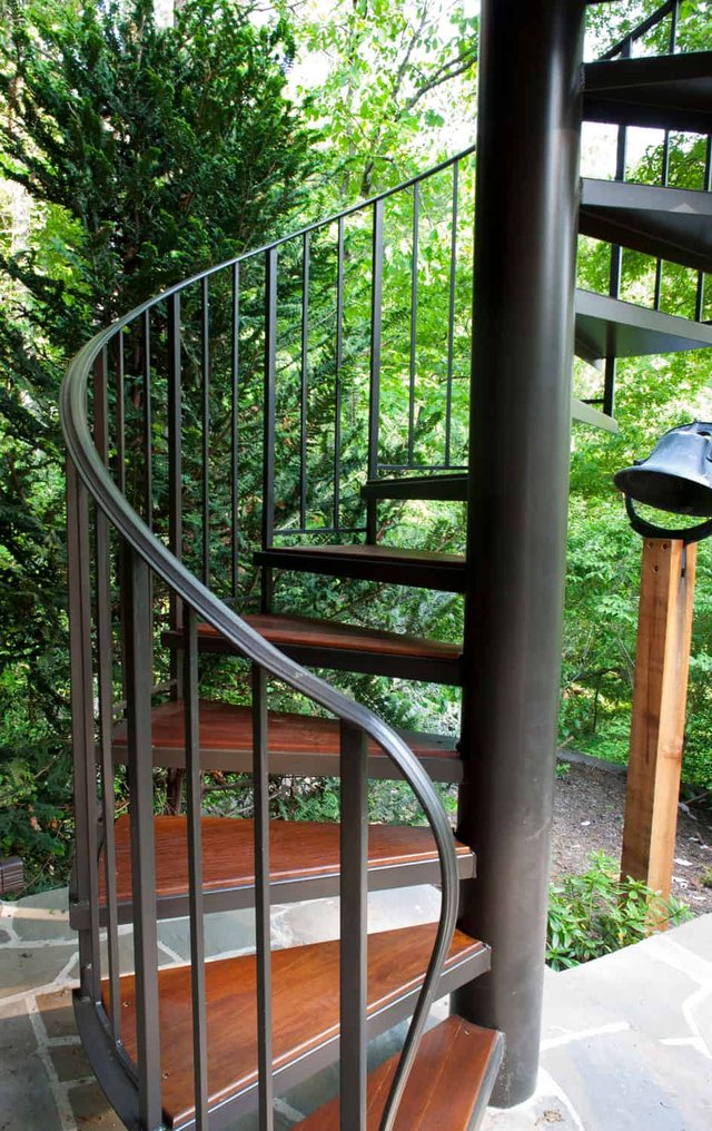 Family Retreat Spiral Staircase