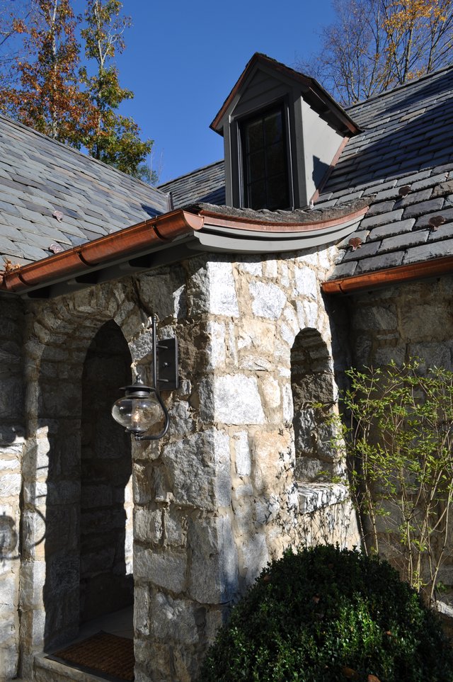 Garden Cottage exterior stone work