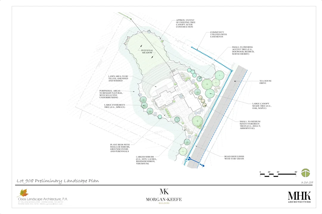 Thistle Ridge landscape plan