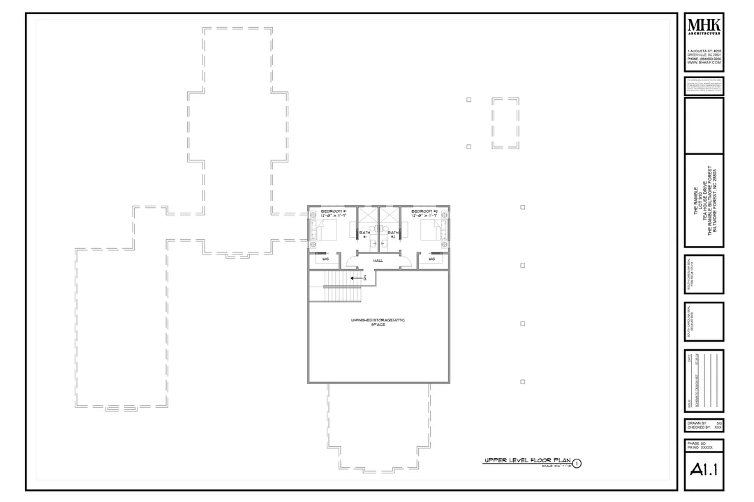 Jasmine Glen upper level floor plan