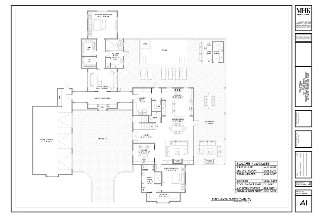 Jasmine Glen main level floor plan