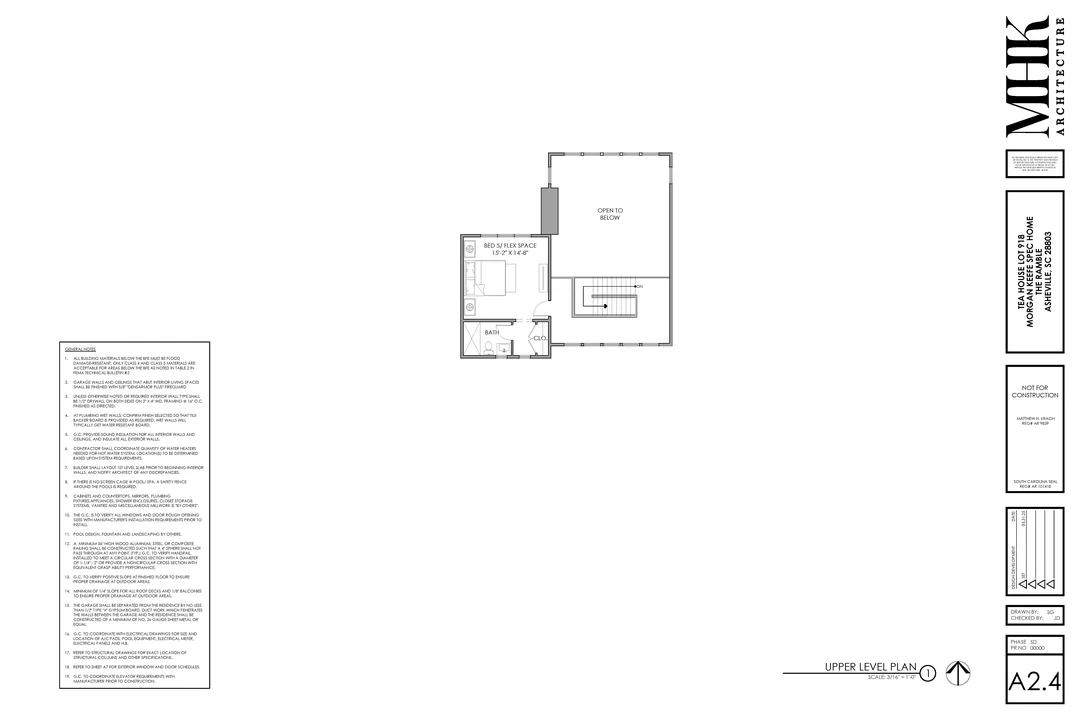 Greywood House upper level plan