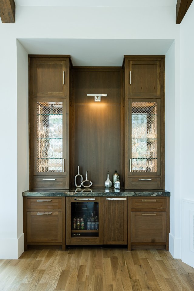 Walnut Cove Renovation Built-In Bar