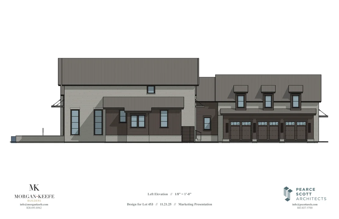 The Summerfield left elevation