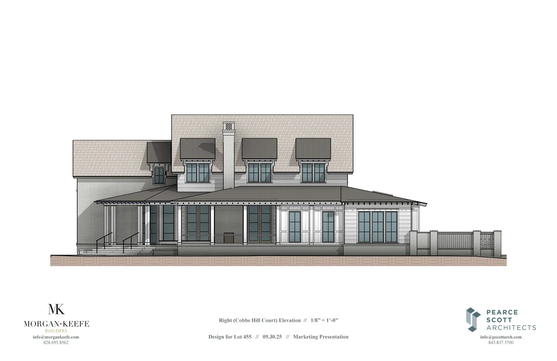 The Lanai right elevation