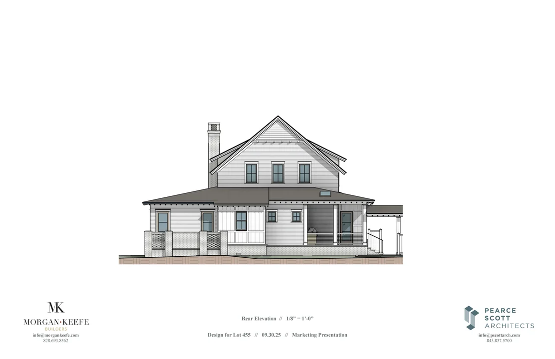 The Lanai rear elevation