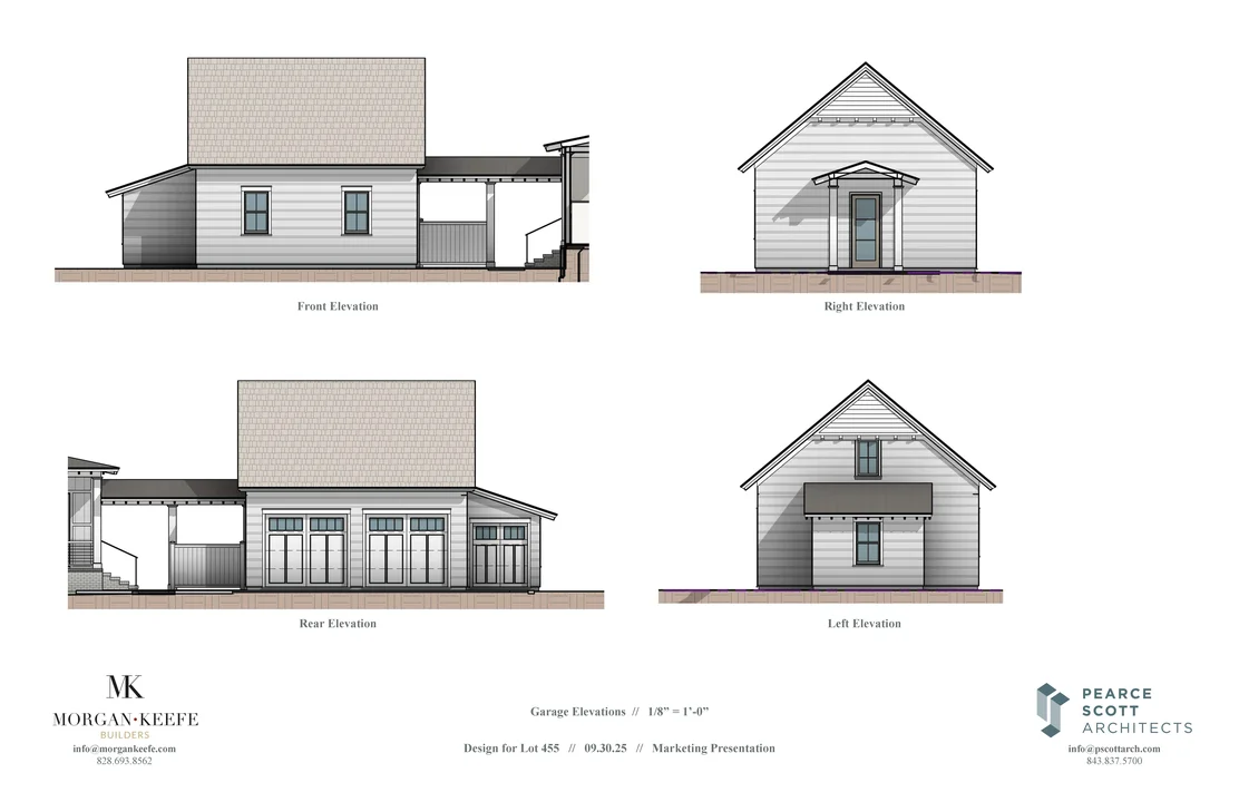 The Lanai garage elevation