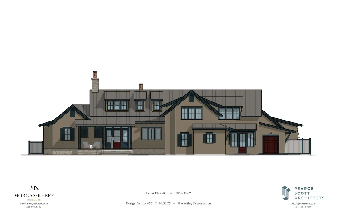 The Terrene front elevation