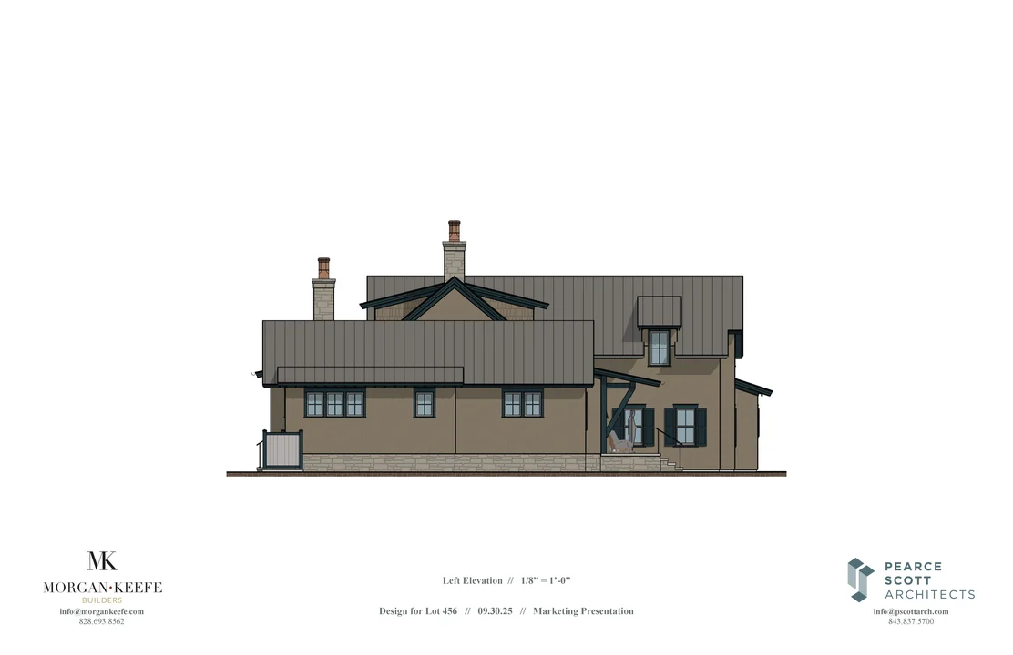 The Terrene left elevation