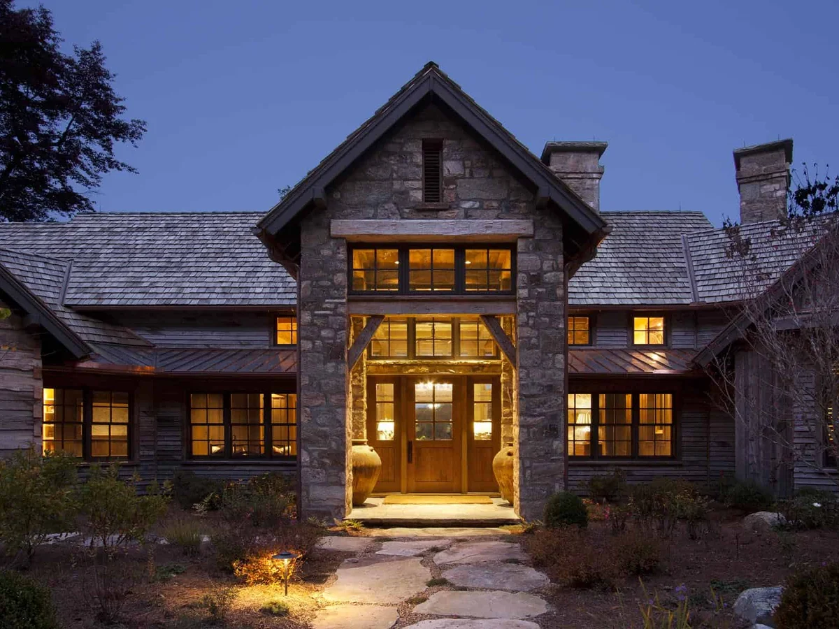Reclaimed Wonder Exterior Front Door Dusk