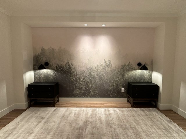 Rustic Retreat Bedroom accent wall