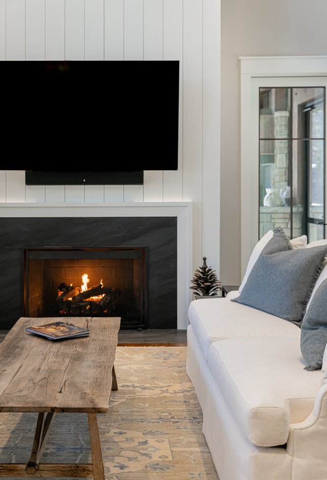 Secluded Sanctuary Fireplace