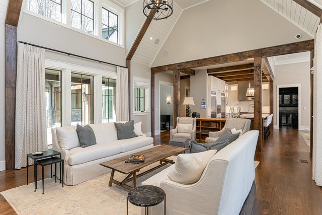 Secluded Sanctuary Living and Kitchen