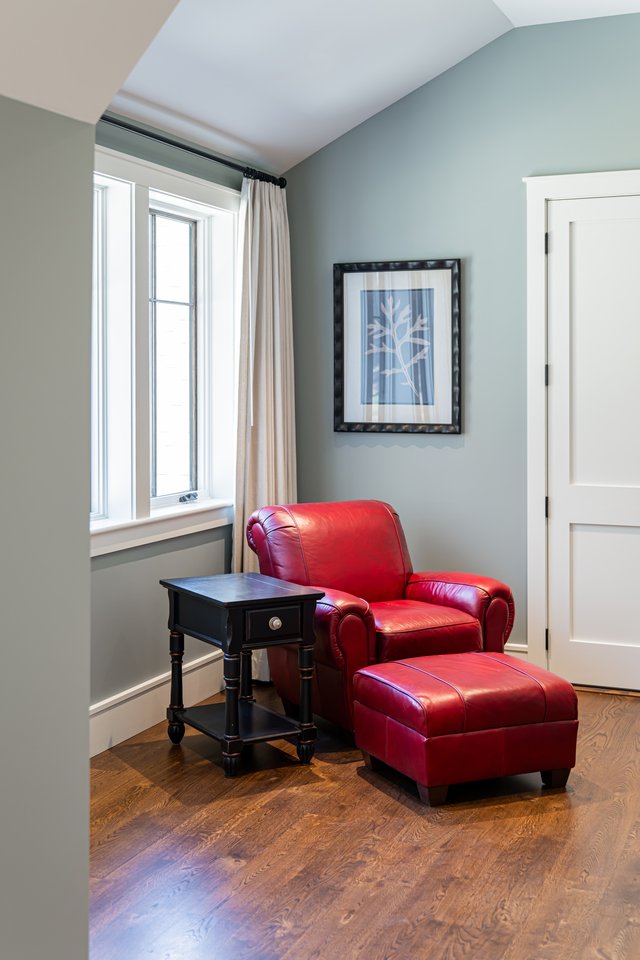 Secluded Sanctuary Red Chair