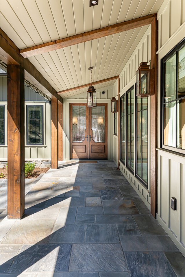 Secluded Sanctuary Stone Entranceway