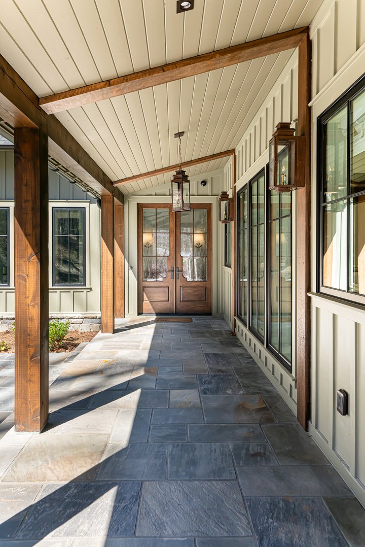 Secluded Sanctuary Stone Entranceway