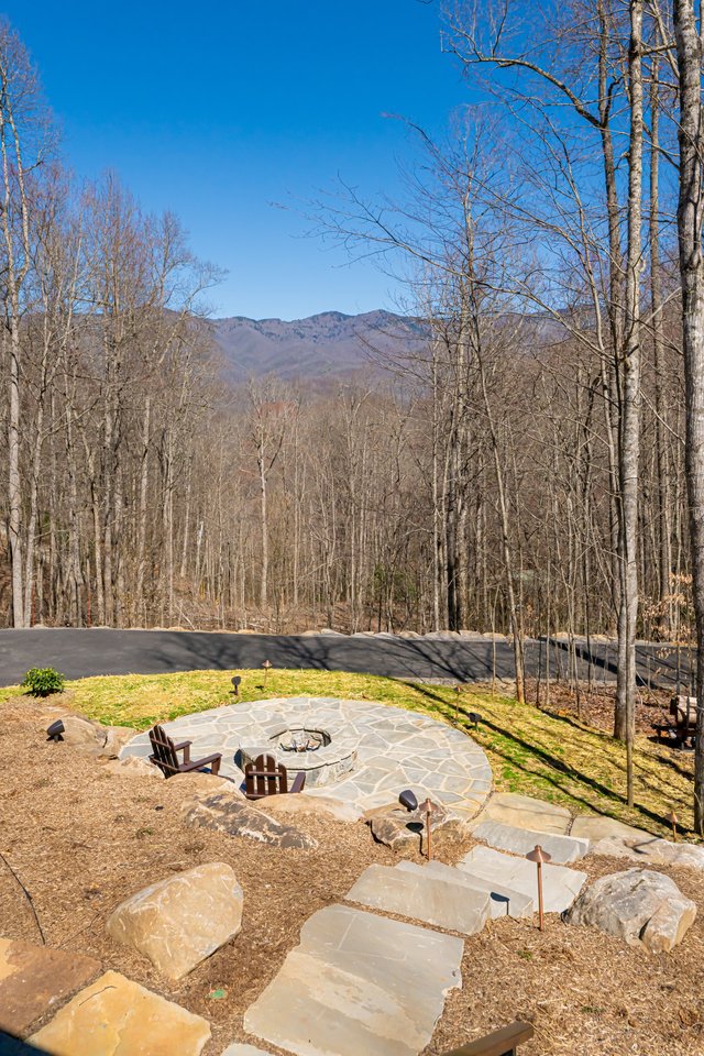 Secluded Sanctuary View from Firepit