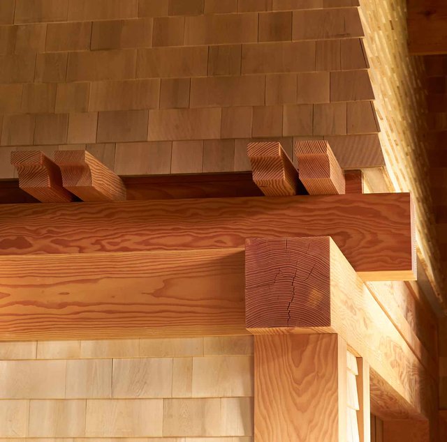 Shingle Splendor Beam Construction Detail
