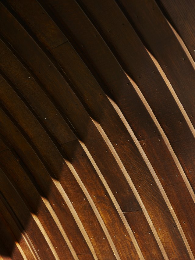 Anthracite Lodge wood detail