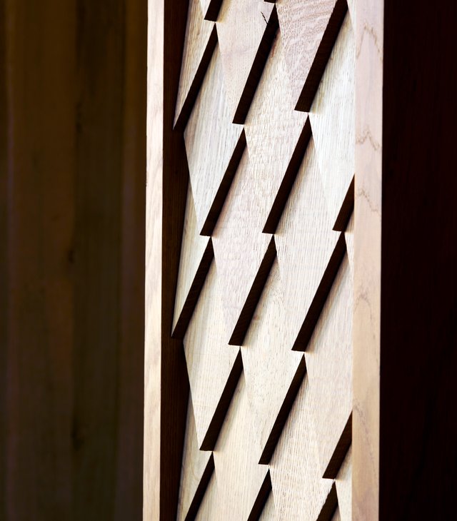 Anthracite Lodge exquisite wood detail