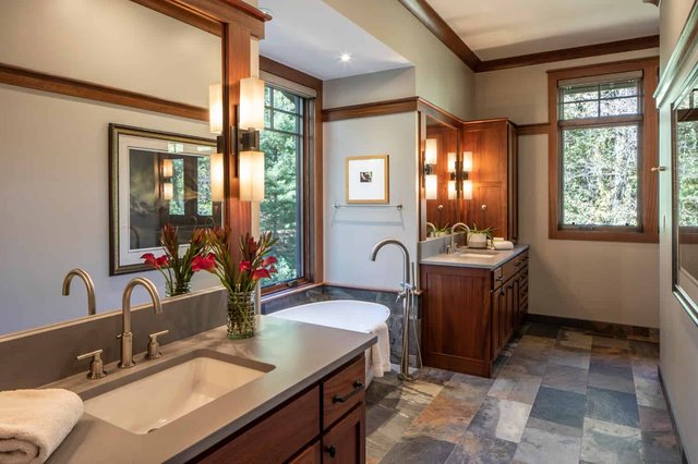 Urban Tranquility Master Bathroom 1