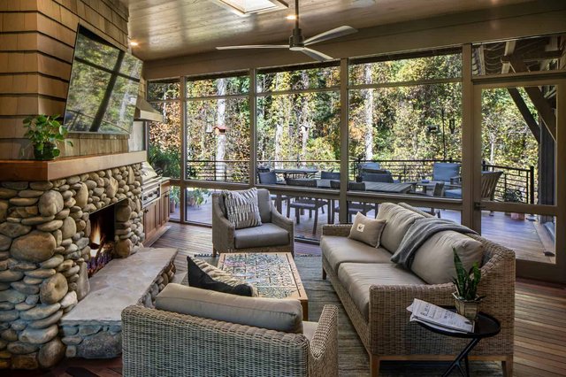 Urban Tranquility Porch Overlooking Deck 1